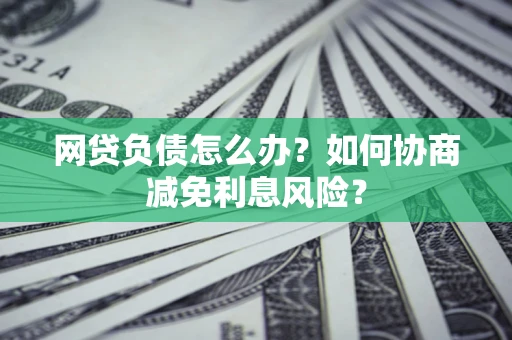 济南网贷负债怎么办？如何协商减免利息风险？