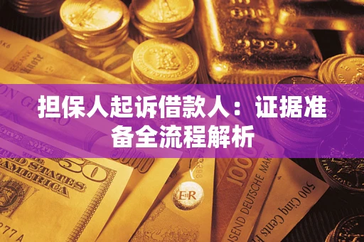 济南担保人起诉借款人：证据准备全流程解析