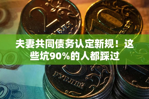 济南夫妻共同债务认定新规！这些坑90%的人都踩过